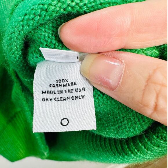 The Elder Statesman Blue Green Ombre Zip Hooded Cashmere Sweater XL - Picture 10 of 14